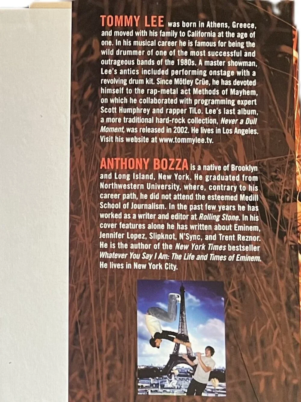 Tommy Land by Tommy Lee (Motley Crue) with Anthony Bozza